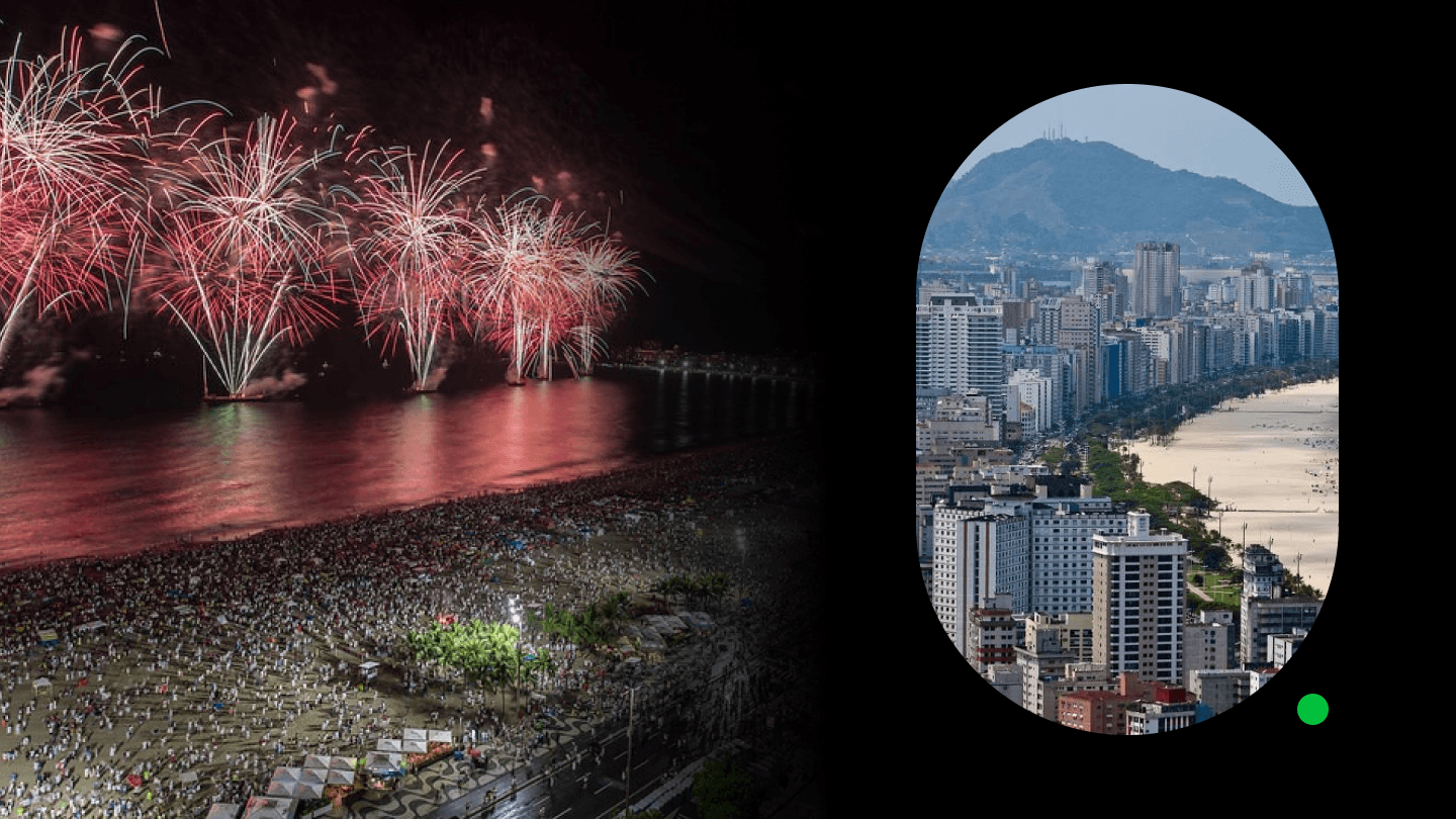 Where to spend New Year's Eve (Réveillon) in Santos (SP)?